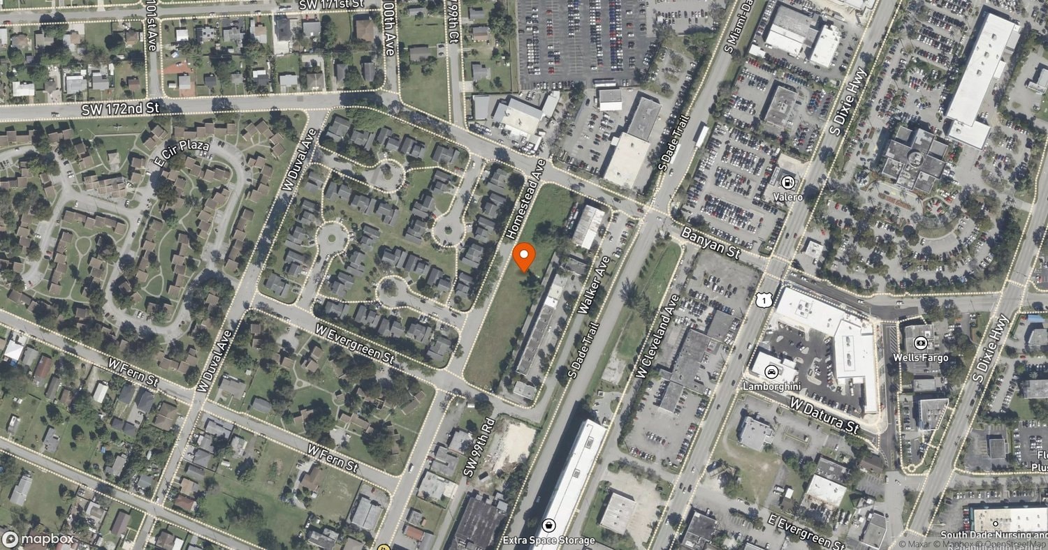 Site of Lyra Palmetto Bay at 17210 Homestead Avenue, Palmetto Bay, FL 33157