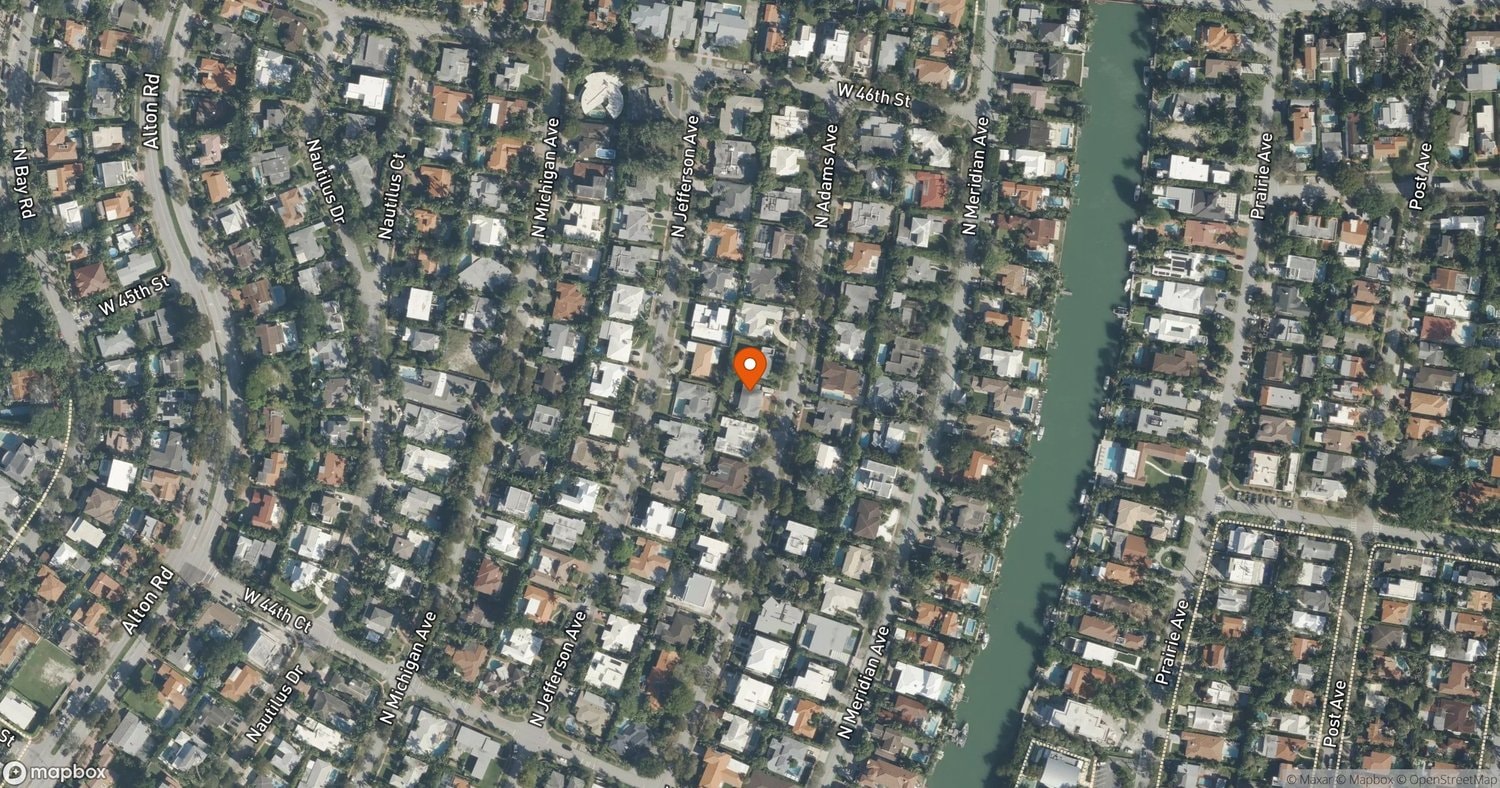 Site of 4534 N N Adams Ave Miami Beach Fl 33140-2932 at 4534 N N ADAMS AVE Miami Beach FL 33140-2932