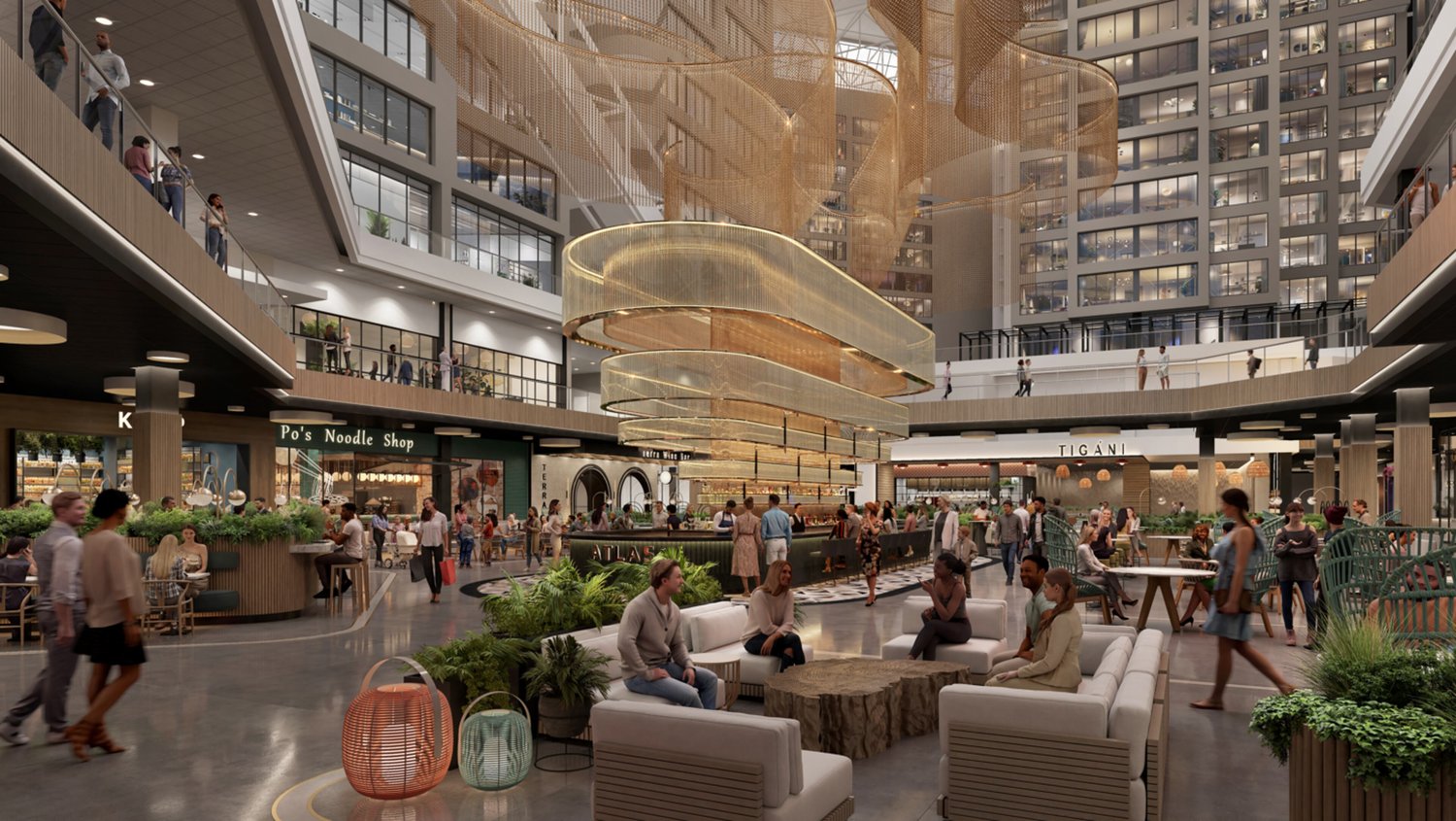 New renderings tease CNN Center's glow-up as The Center in ...