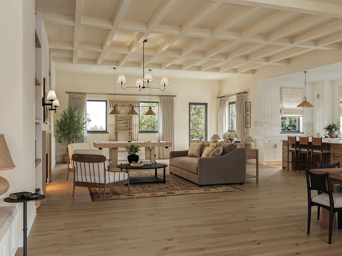 Interior rendering of the resident clubhouse at The Barton