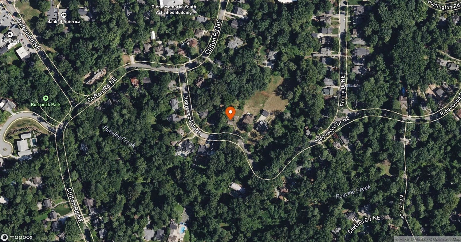 Site of 1656 Ridgewood Interior Alterations at 1656 RIDGEWOOD DR, DeKalb County, GA