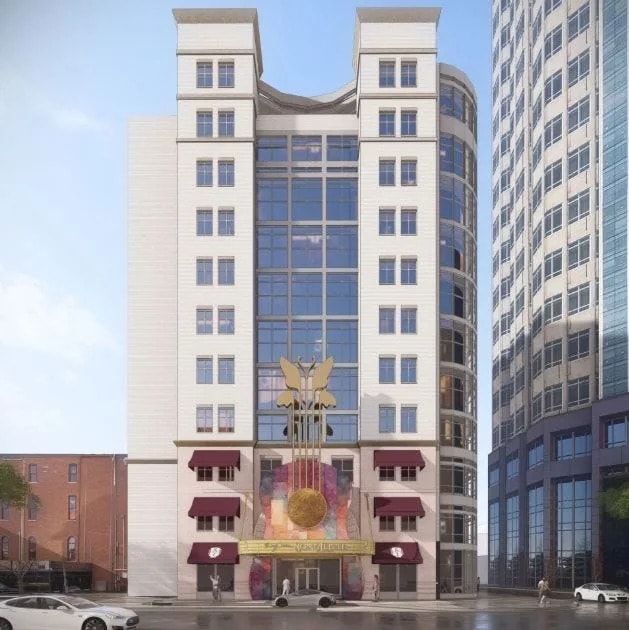 Look at Dolly Parton's Nashville hotel: Renderings show guitar ...