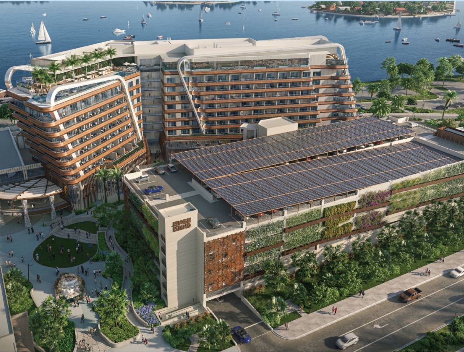 12-Story, 300-Room Themed Hotel Proposed For Jungle Island In Miami - Florida YIMBY