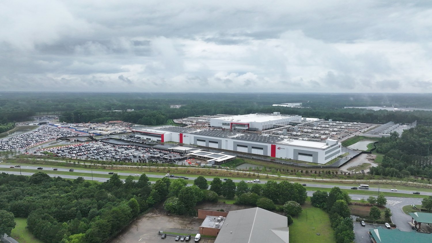 A large data center campus in metro Atlanta, where the data center footprint is rapidly expanding