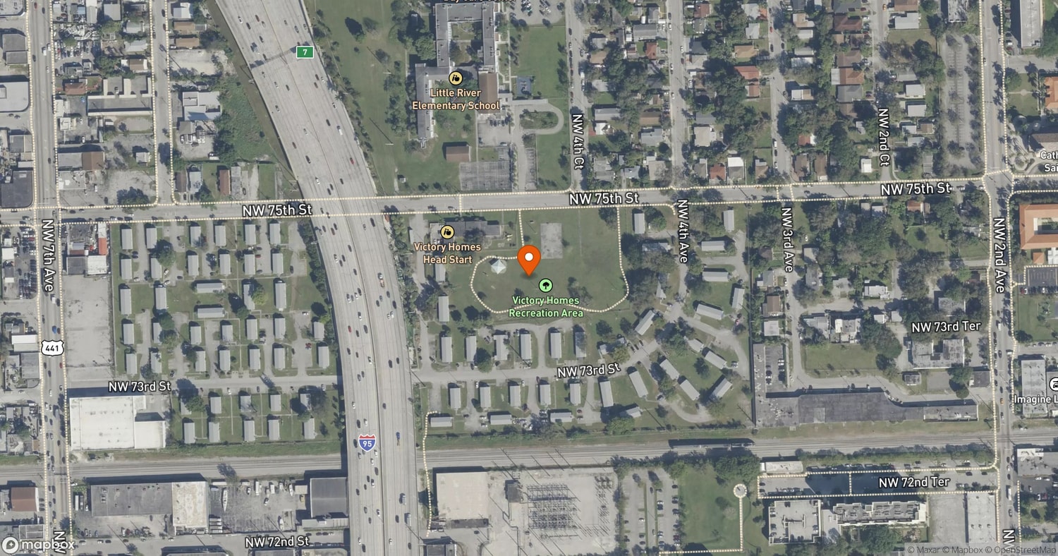 Site of Little River District Redevelopment via RAD / RAD Public Housing Redevelopment Push at 530 Northwest 75th Street, Miami, FL