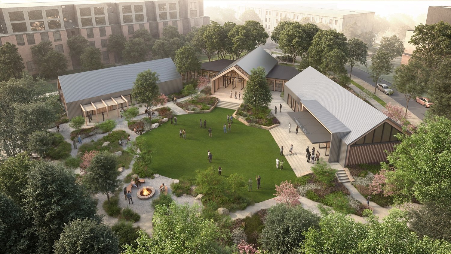2000-acre Rowen bioscience campus announces first buildings. Take a look.