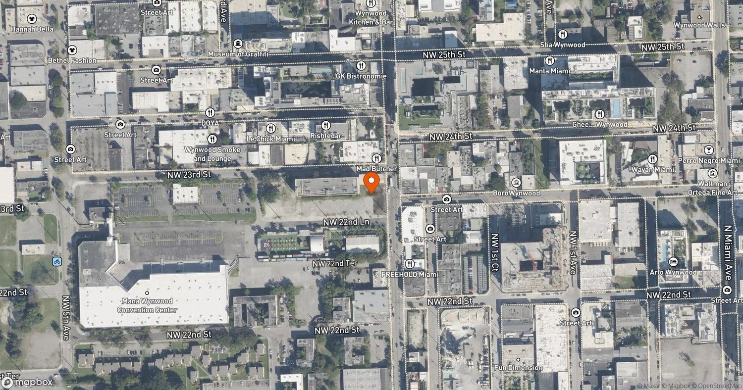 Site of Mana Wynwood Campus Acquisition (Ken Griffin / Citadel) at 318 NW 23rd Street, Miami, FL 33127