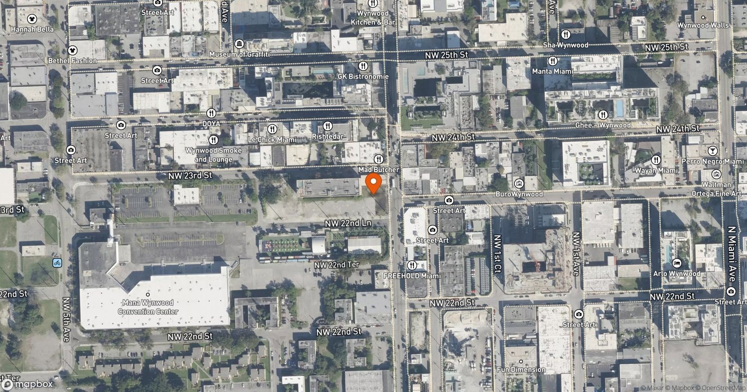 Site of Mana Wynwood Campus Acquisition (Ken Griffin / Citadel) at 318 NW 23rd Street, Miami, FL 33127