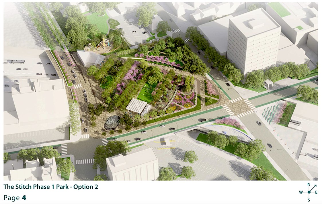 Retooled vision unveiled for highway-capping Stitch project ...