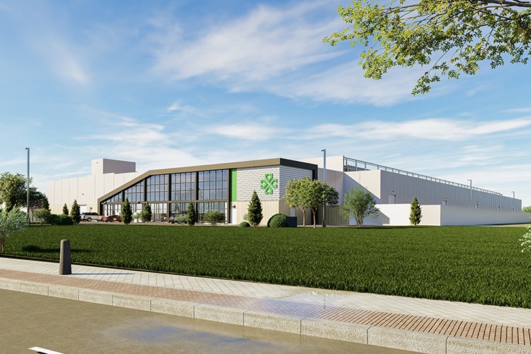Rendering of the Colovore Hutto Data Center (AUS01 / Project Raptor) at 2401 Innovation Blvd, Hutto