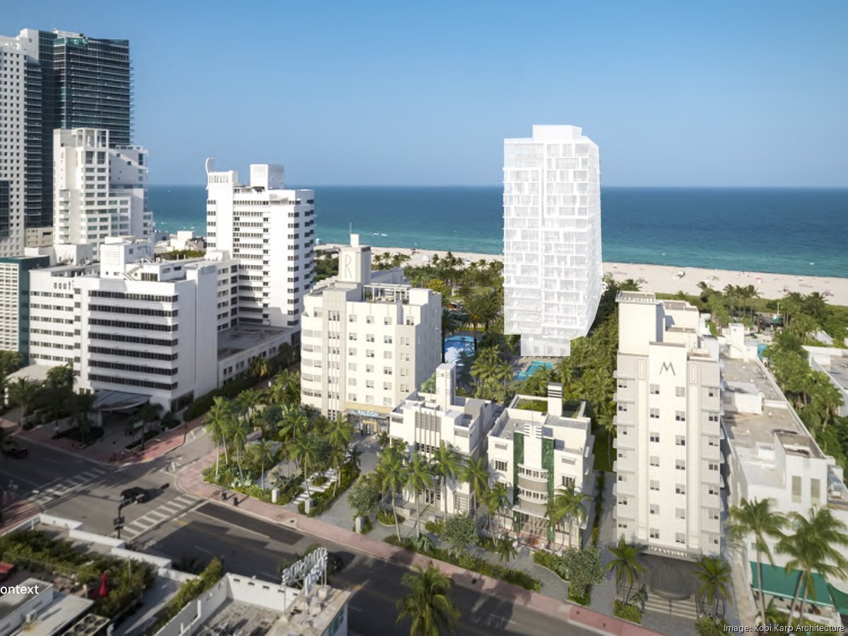 Nahla Capital files revised development plans for Raleigh Hotel site in Miami Beach - South Florida Business Journal