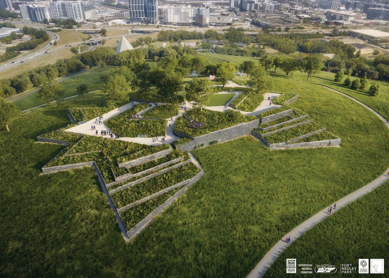 New renderings show how Nashville plans to improve Fort Negley