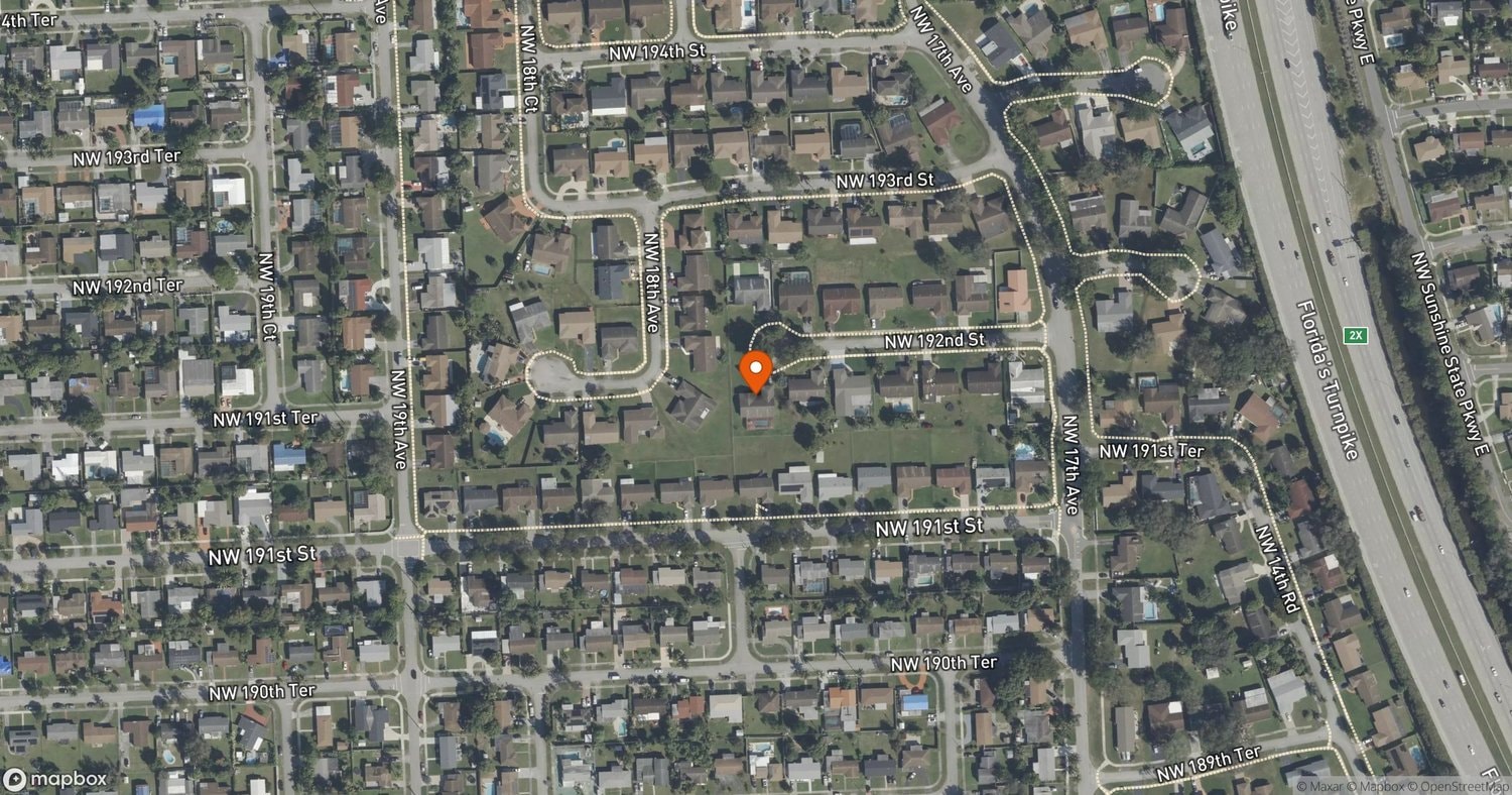Site of 1764 Nw 192Nd St Miami Gardens Fl 33056 at 1764 NW 192ND ST MIAMI GARDENS FL 33056