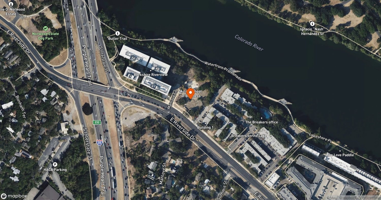 Site of Modera Town Lake (1404 East Riverside PUD) at 1404 E Riverside Dr, Austin, TX 78741