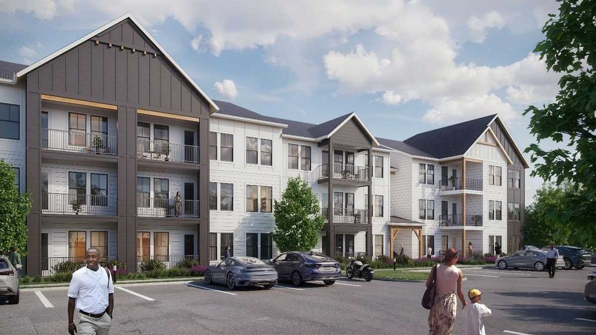 Rendering of the Spivey Grove apartment community in Stockbridge