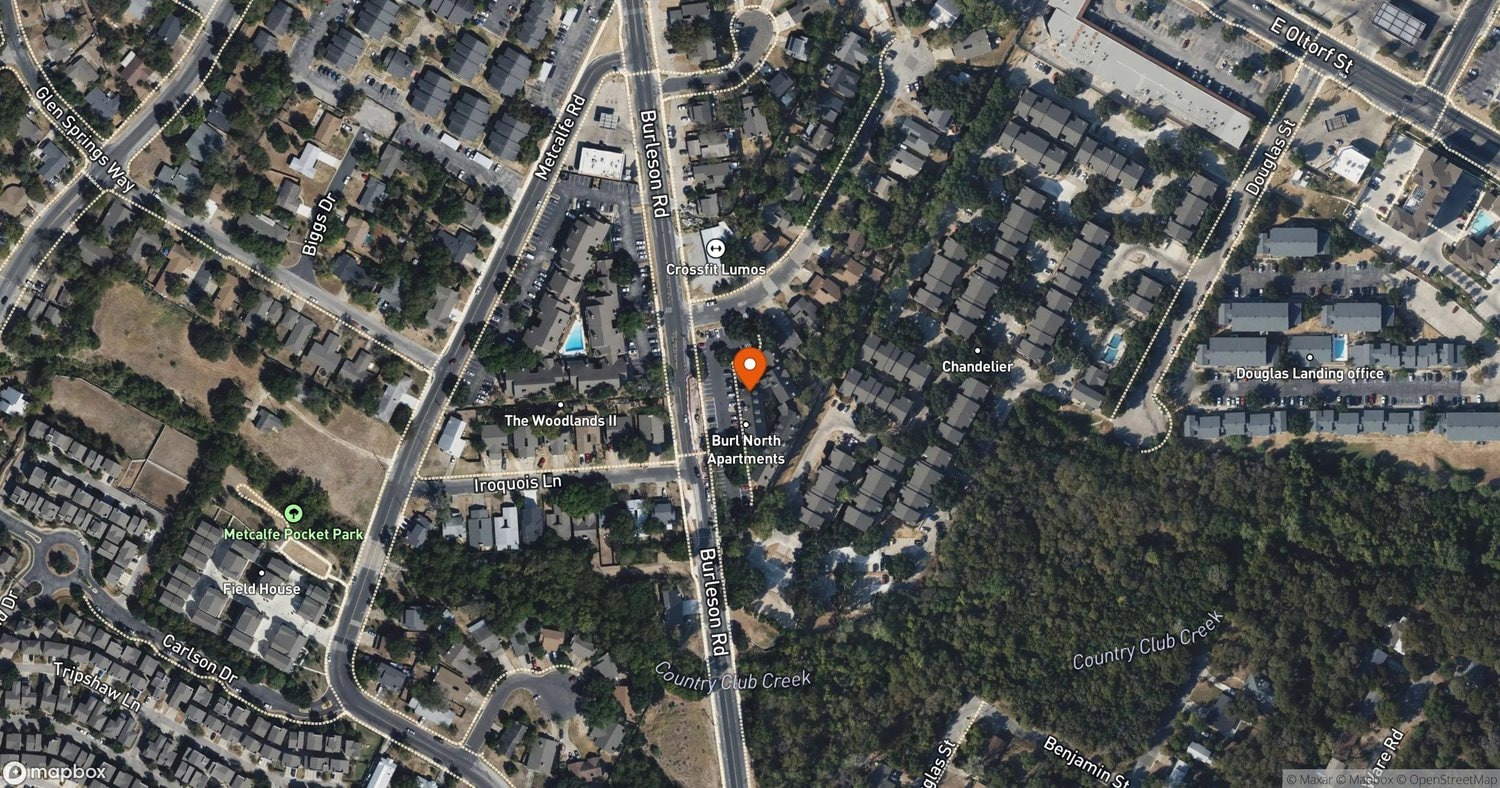 Site of Burl North Apartments Units 200 and 201 Restoration at 2507 Burleson Road, Austin, TX