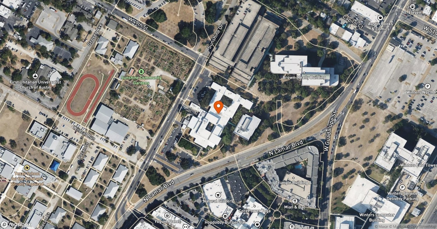 Site of TWC CCRC Parking Lot Resurfacing at 4800 N Lamar Blvd, Austin, TX
