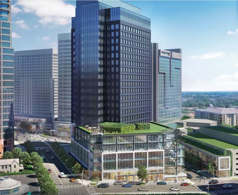 Midtown's stalled Campanile project finally shows signs of life | Urbanize Atlanta