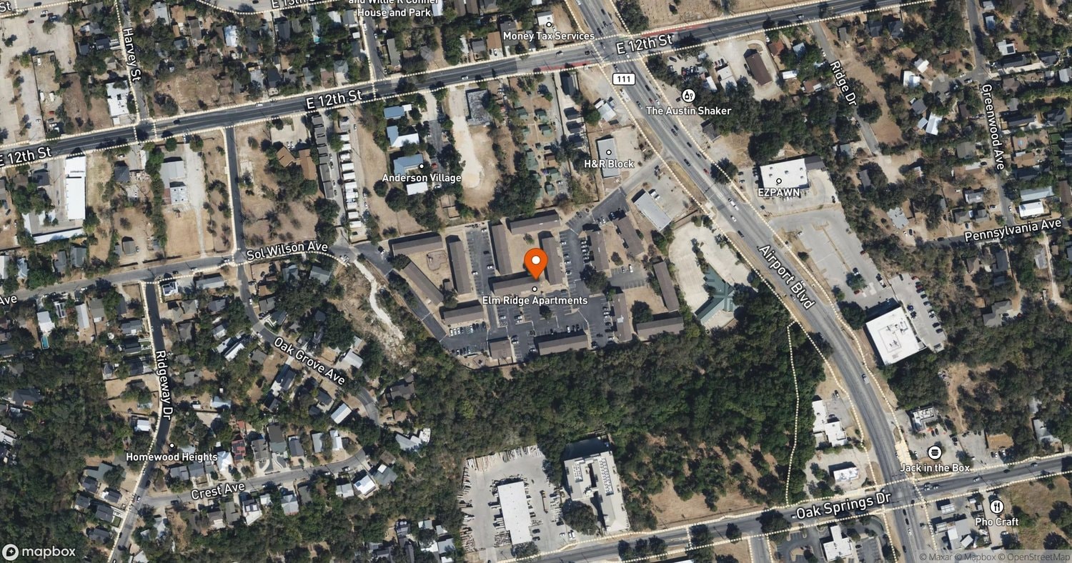 Site of Elm Ridge Apartments Affordable Preservation at Near 1190 Airport Boulevard, Austin, TX