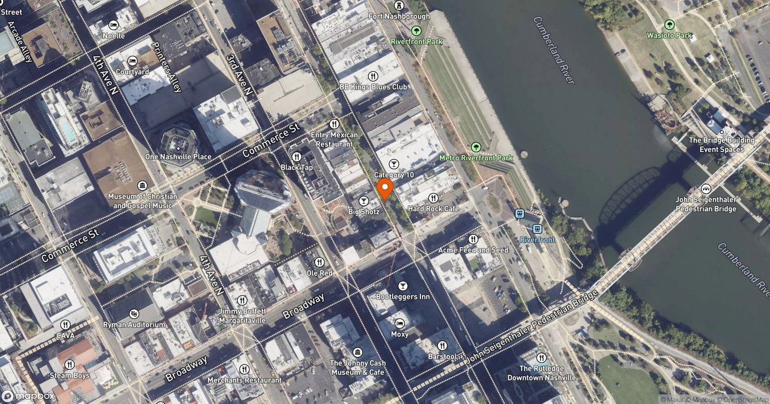 Site of EastGrove Second Avenue Entertainment Venues (117 & 127 2nd Ave N) at 117 & 127 2nd Ave N, Nashville, TN 37201
