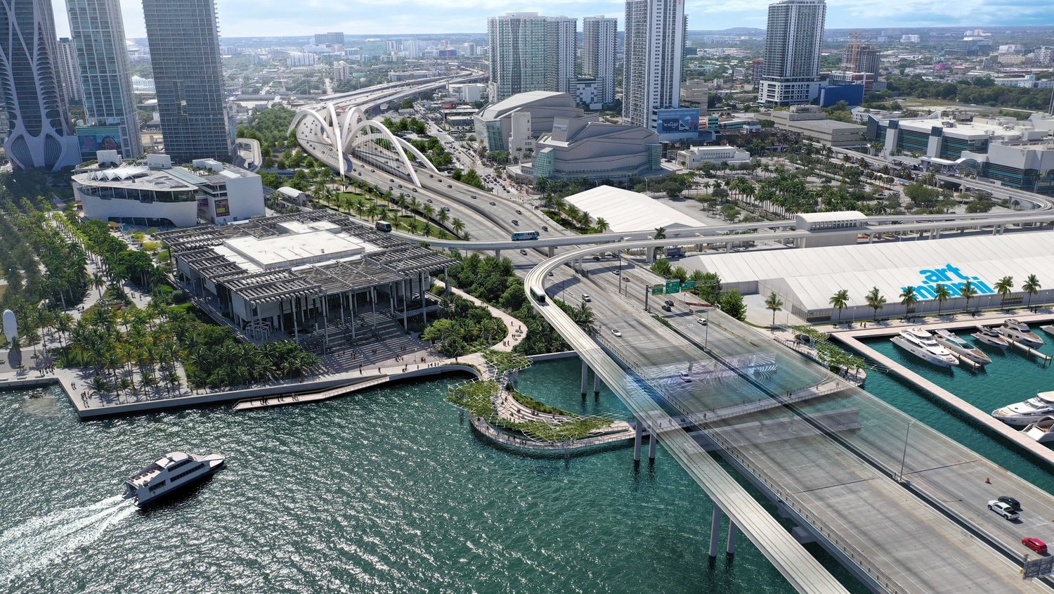 I-395 Baywalk Pedestrian & Bikeway Bridge | Miami DDA
