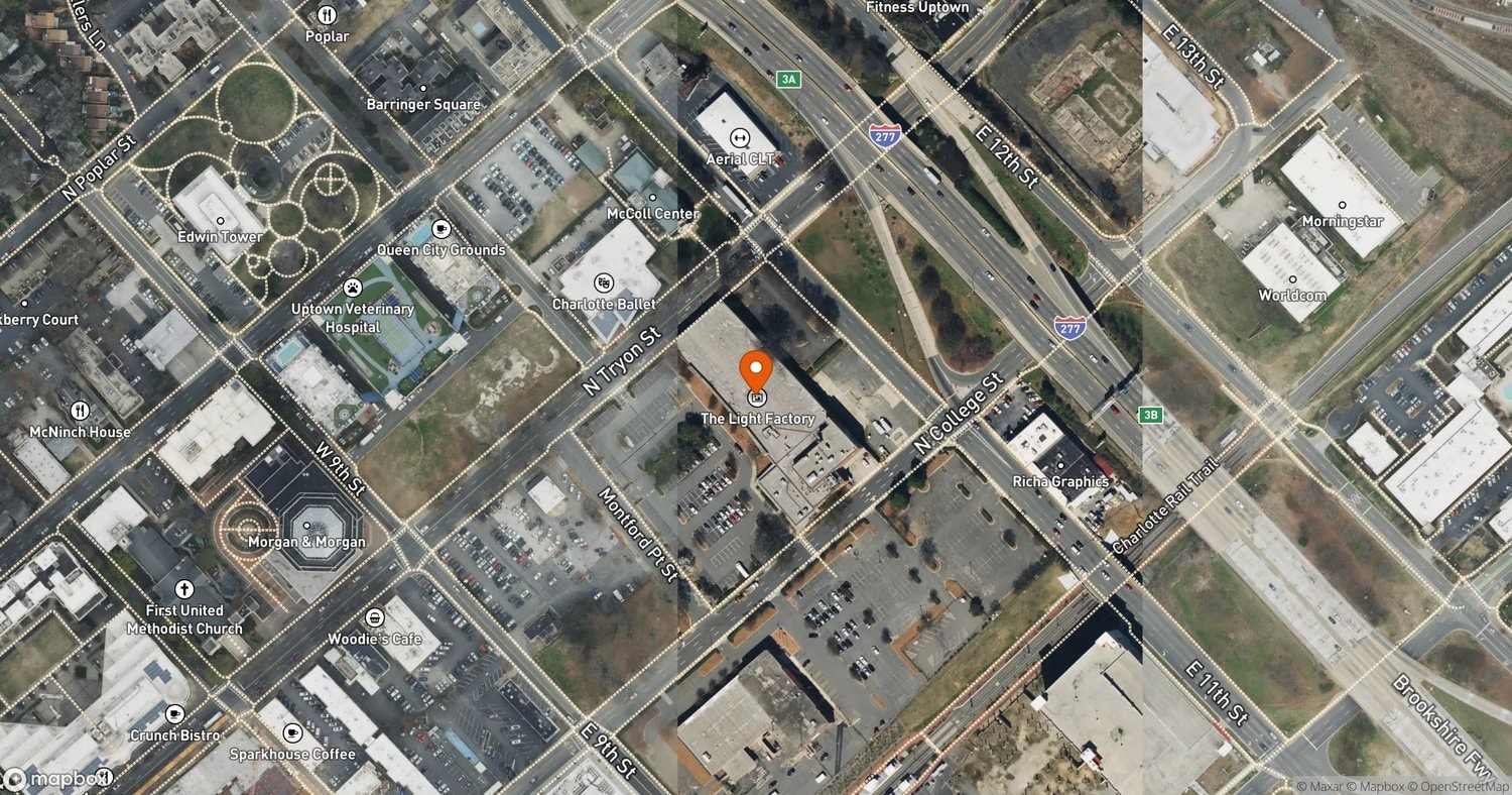 Site of Hal Marshall Ctr DC Fast Charger Stelco Electric LLC at 700 N TRYON ST, CHARLOTTE NC 28202