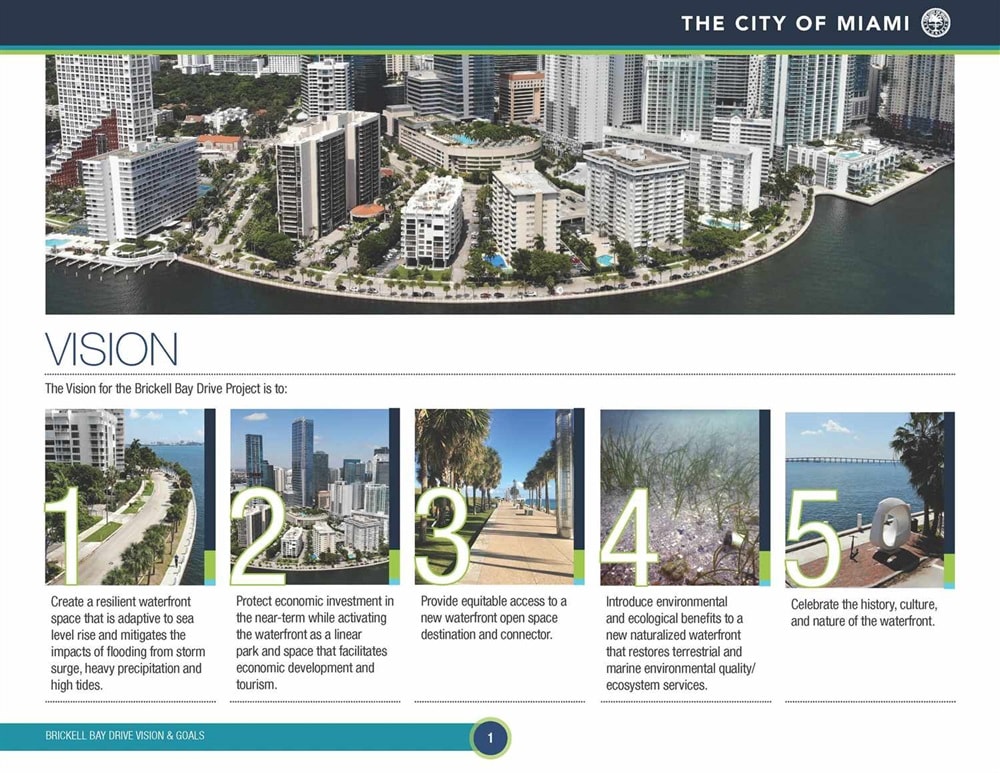 Brickell Bay Drive Seawall & Resiliency Improvements - Miami