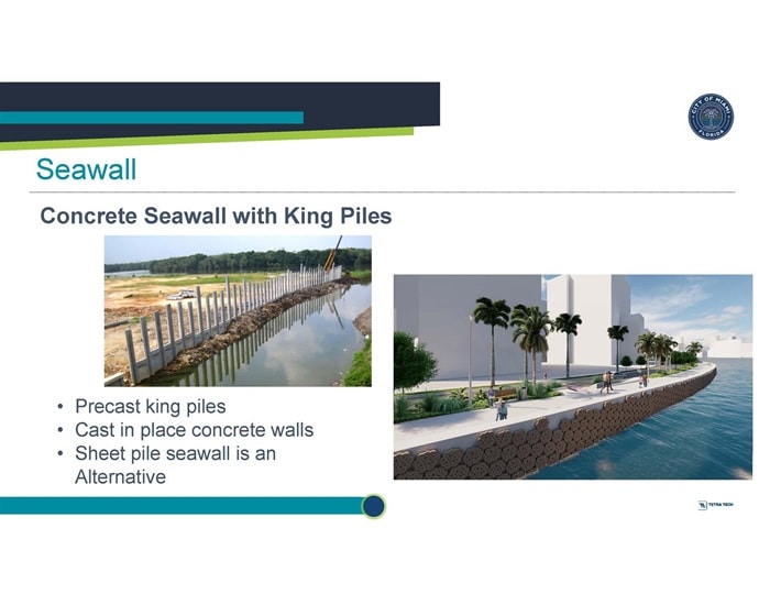 Brickell Bay Drive Seawall & Resiliency Improvements - Miami
