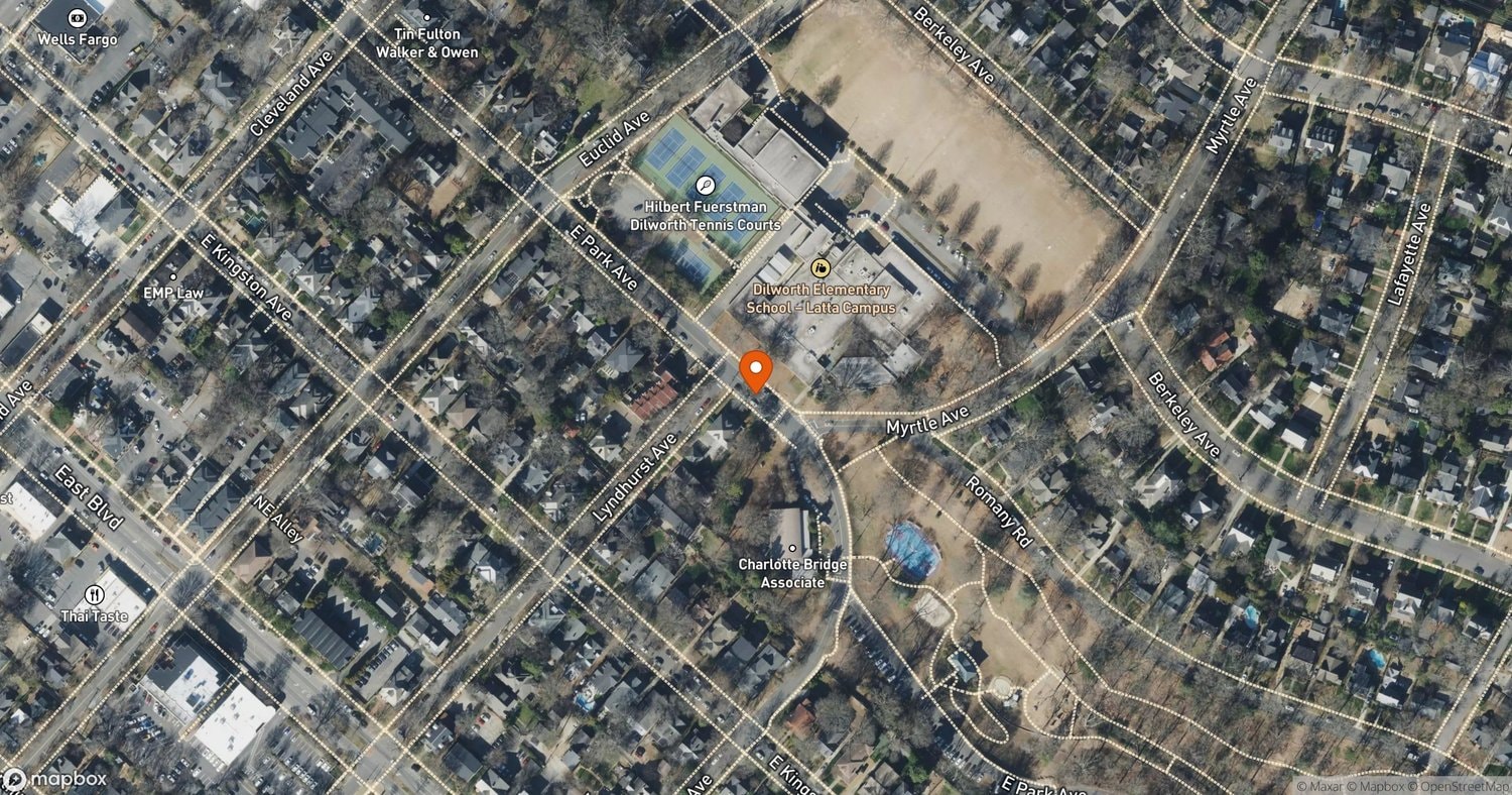 Site of Heatherwood South End Mixed-Use Development (Miller Services Property) at 100 & 128 E. Park Ave, Charlotte, NC