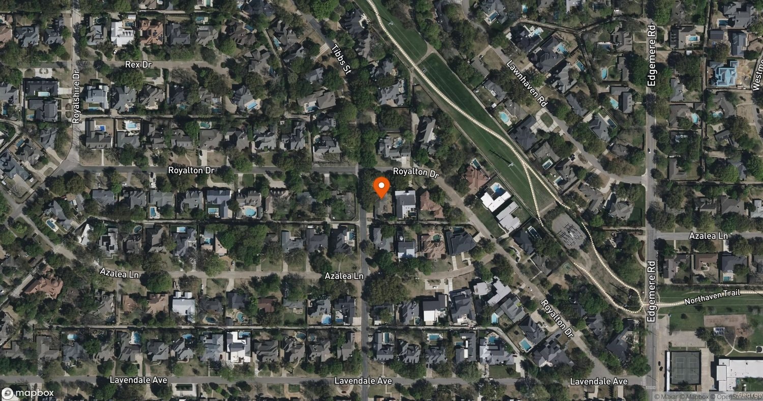 Site of 6406 Royalton Drive at 6406 Royalton Drive, Dallas, TX