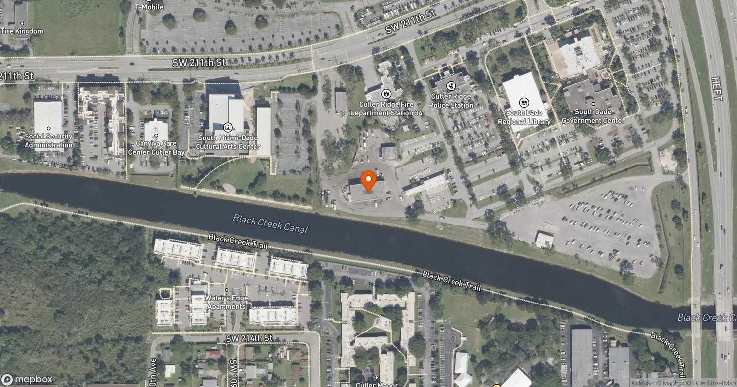 Site of South Dade Government Center Workforce Apartments at 10700–10820 SW 211 Street, Cutler Bay, FL 33189