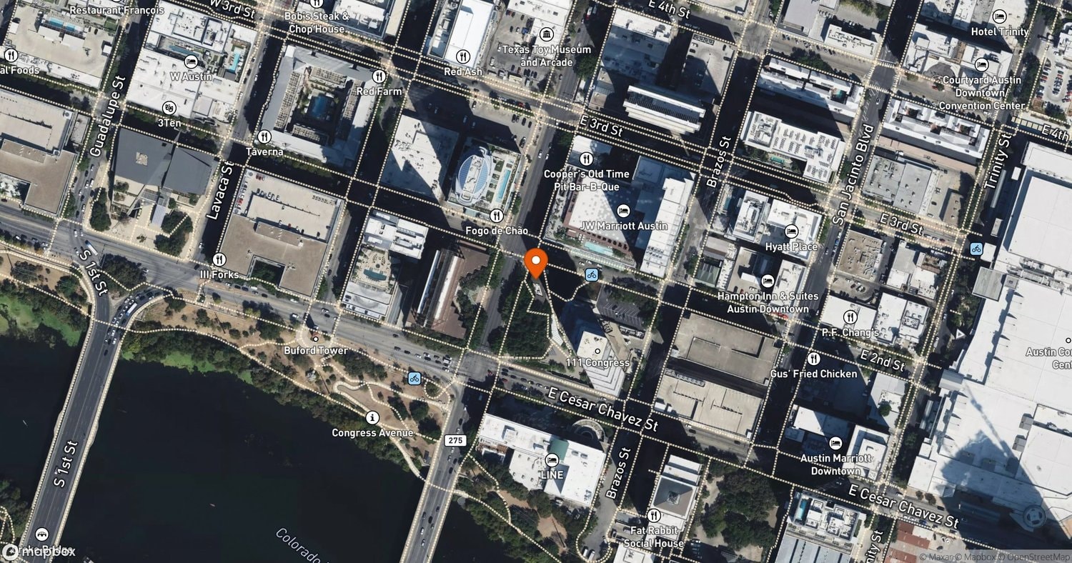 Site of One Eleven Congress at 111 Congress Ave, Austin, TX 78701