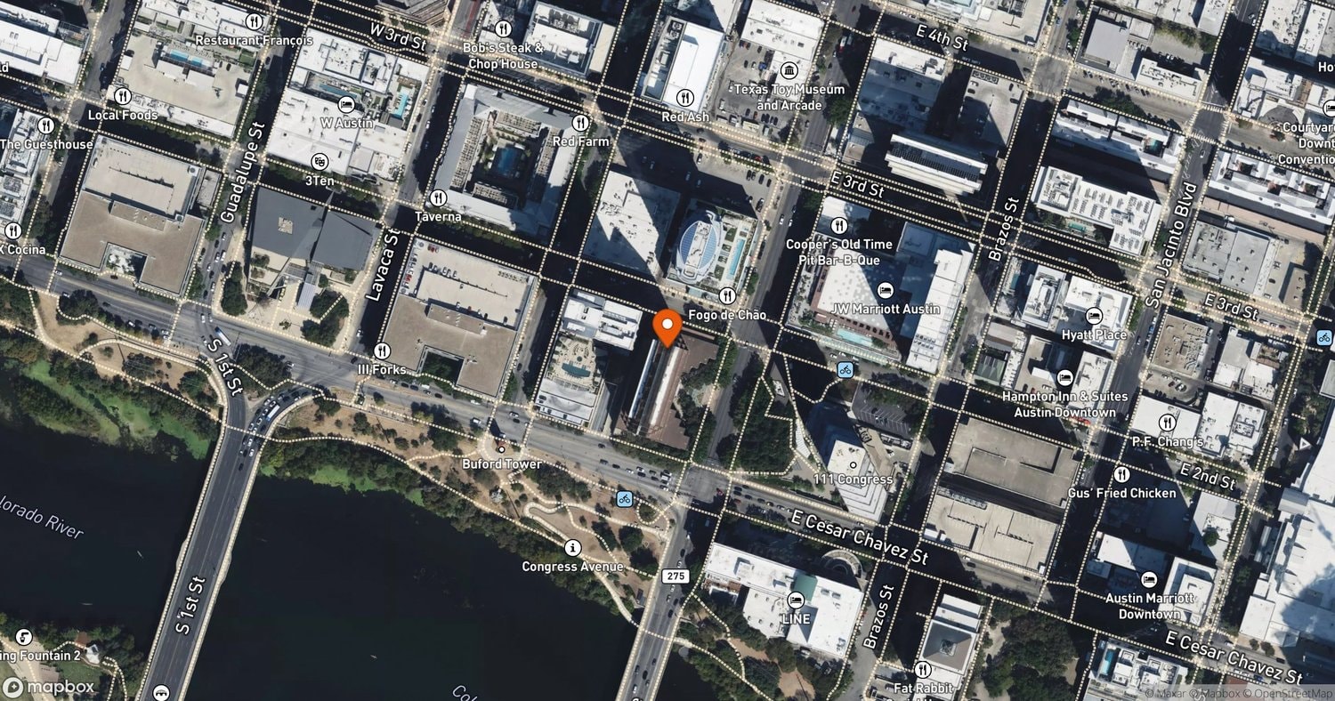 Site of One Eleven Congress at 111 Congress Ave, Austin, TX 78701