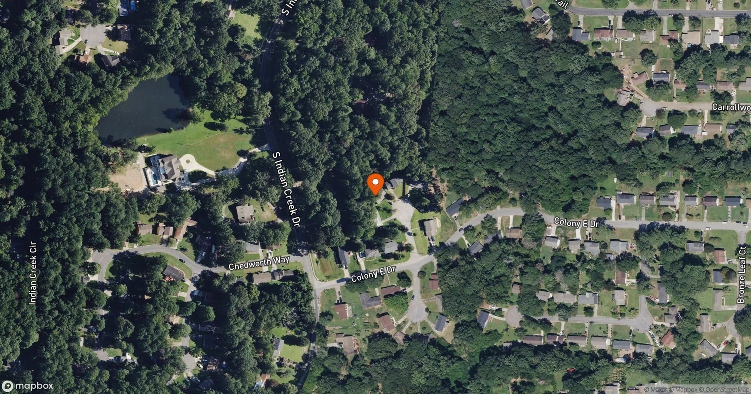 Site of After-the-Fact Garage Conversion at 1369 COLONY EAST CT, DeKalb County, GA