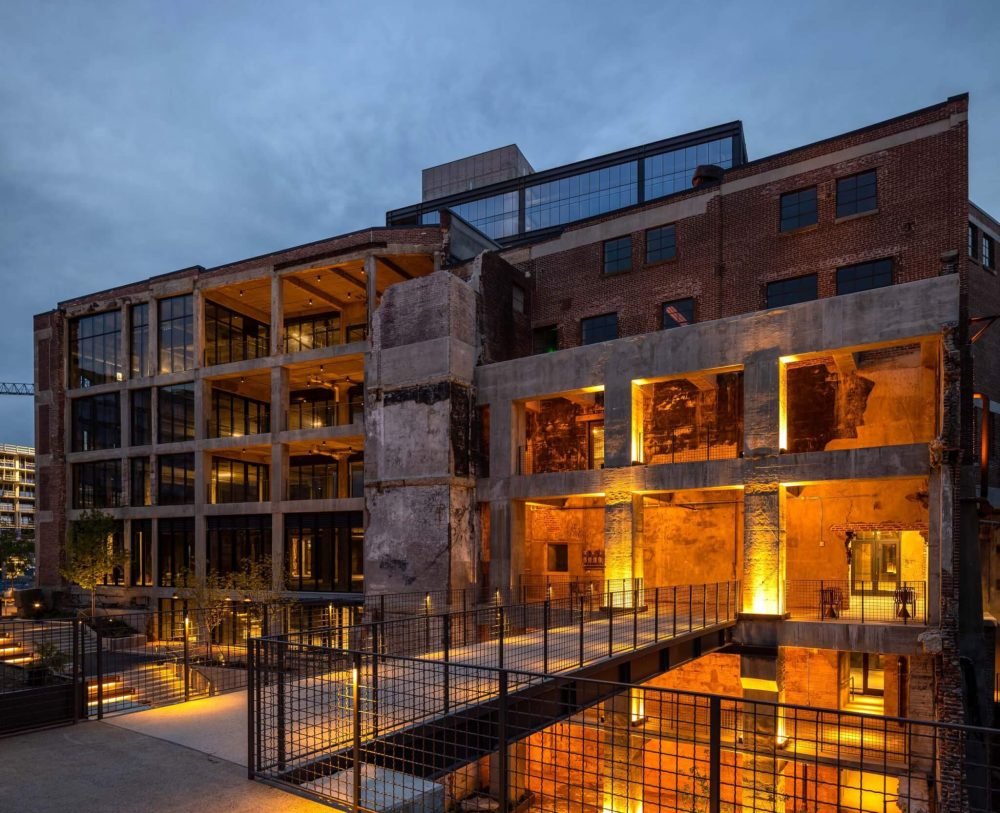 S9 Architecture spotlights the raw materiality of industry in a mixed-use development in Nashville, centered around a former slaughterhouse - Facades+, Premier Conference on High-Performance Building Enclosures.