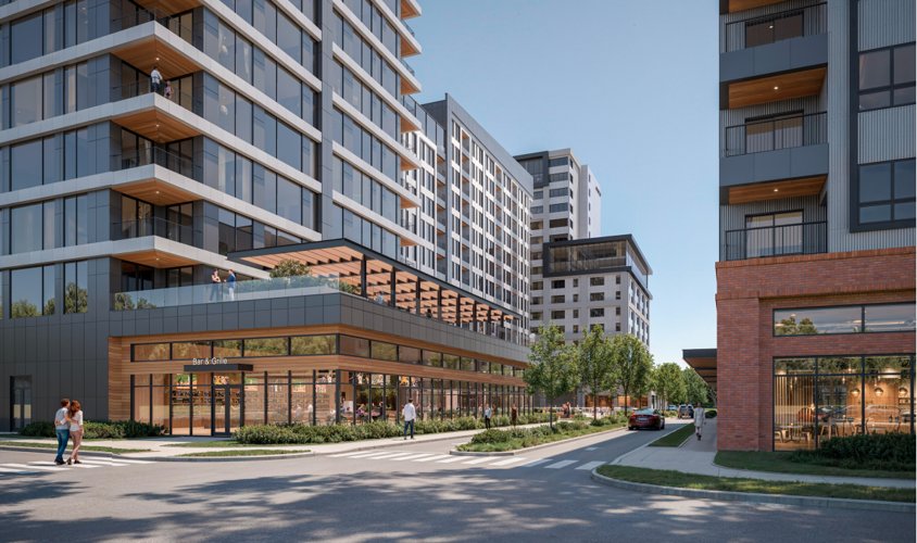 Rendering of the approved Kersey Property mixed-use development on Old Hickory Boulevard