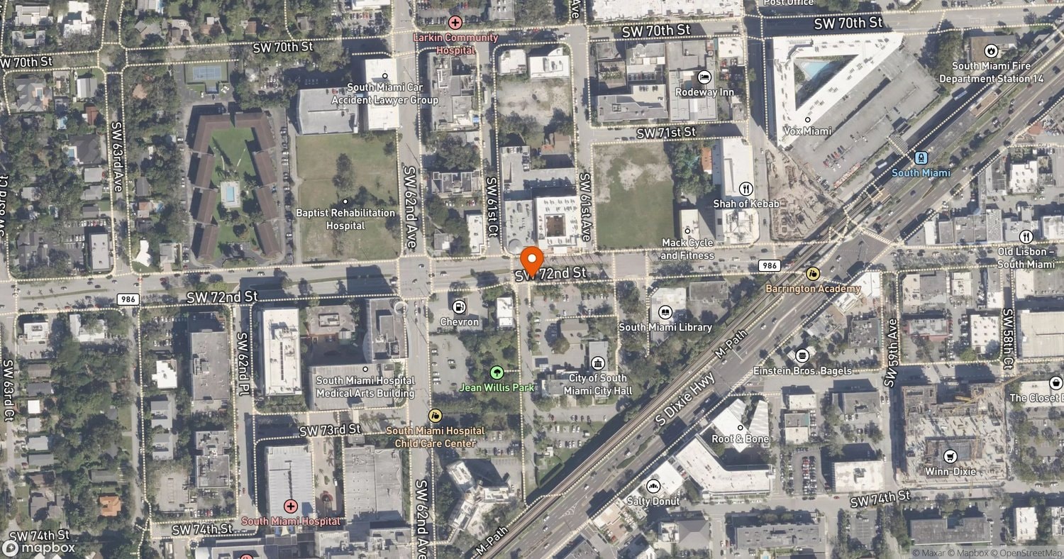 Site of The Link at SoMi at 6130 Sunset Drive, South Miami, FL 33143