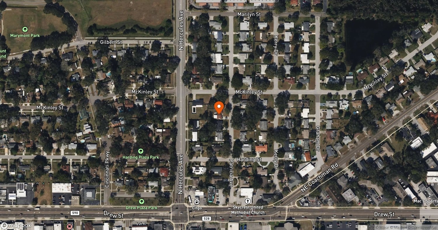 Site of Spentzos Driveway at 314 PATRICIA AVE, CLEARWATER FL 33765