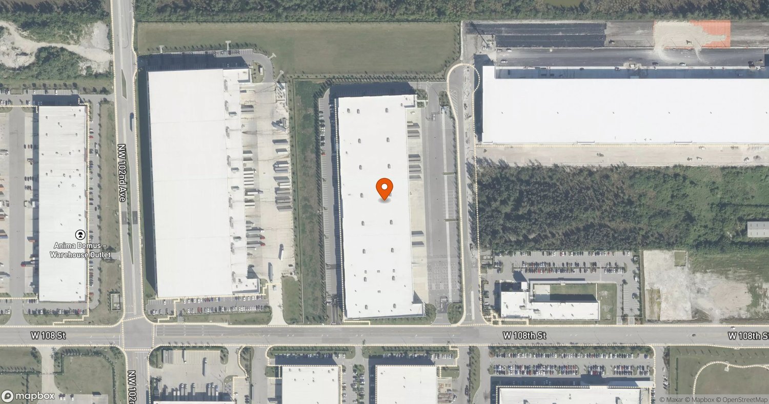 Site of Ares Management Acquisition of Two Miami-Dade Warehouses; Dalfen Industrial Acquisition of MIA-Area Warehouse at 3811 W 108th St, Hialeah, FL; 13190 NW 17th St, Miami, FL; 7600 NW 26th St, Doral, FL