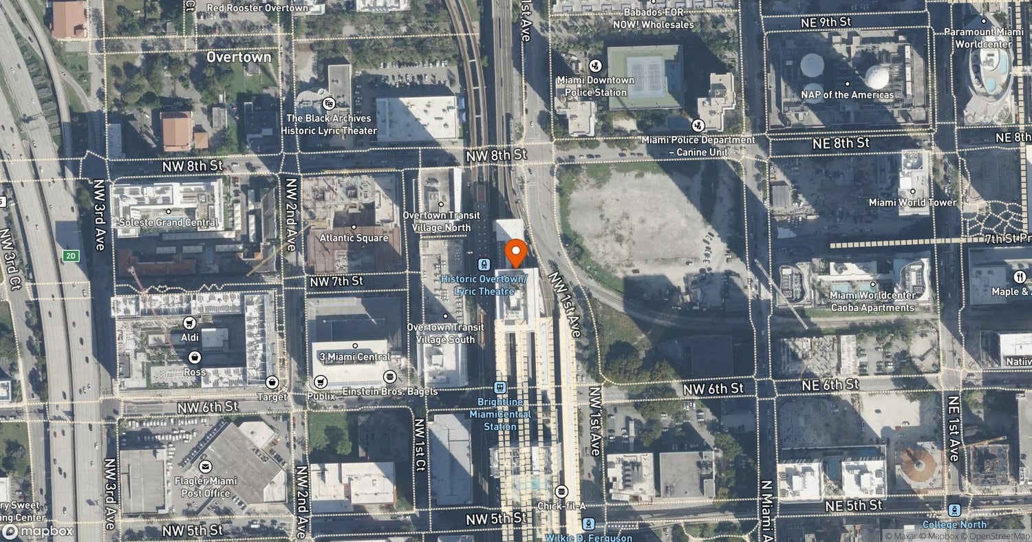 Site of ACRE Communities Mixed-Income Tower at 604 NW 1st Avenue at 604 NW 1st Avenue and 25 NW 6th Street, Miami, FL 33136