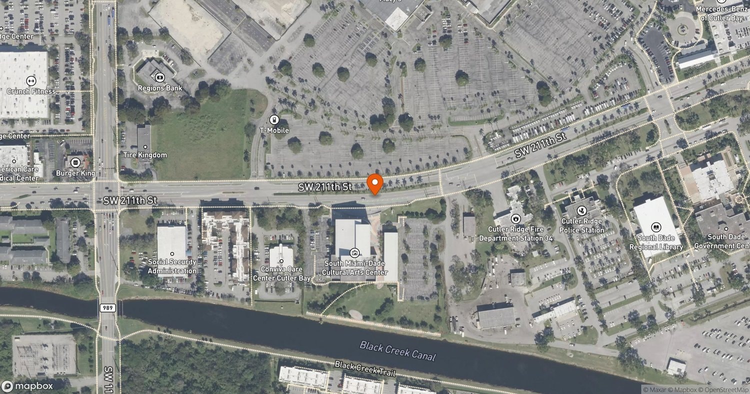 Site of South Dade Government Center Workforce Apartments at 10700-10820 SW 211 Street, Cutler Bay, FL 33189