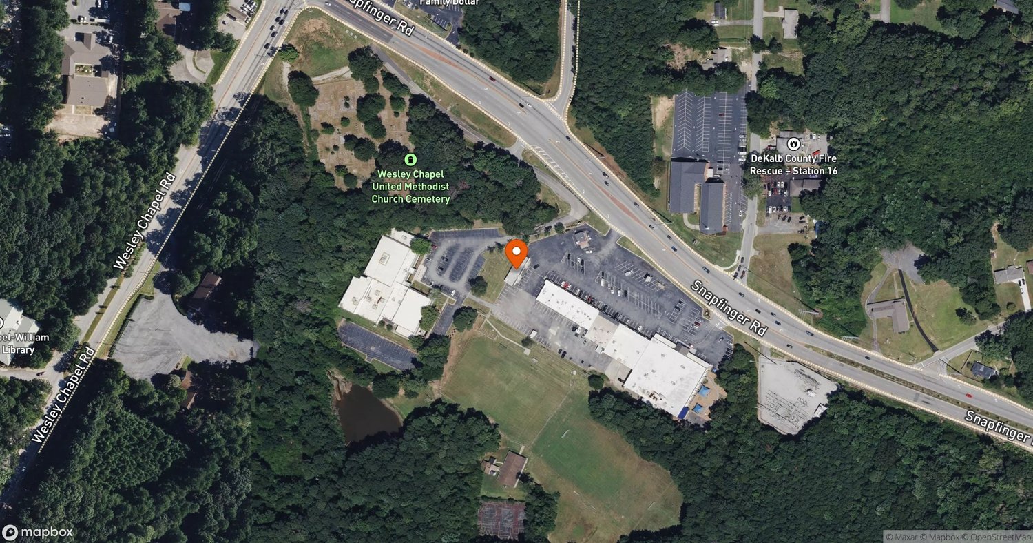 Site of Emanuel Tabernacle at 2571 SNAPFINGER RD, DeKalb County, GA