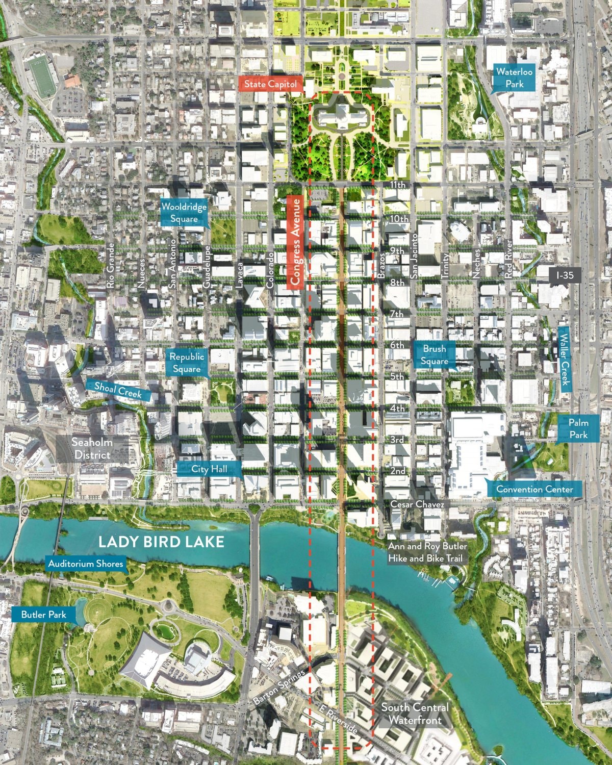 Congress Avenue Urban Design Initiative – Sasaki