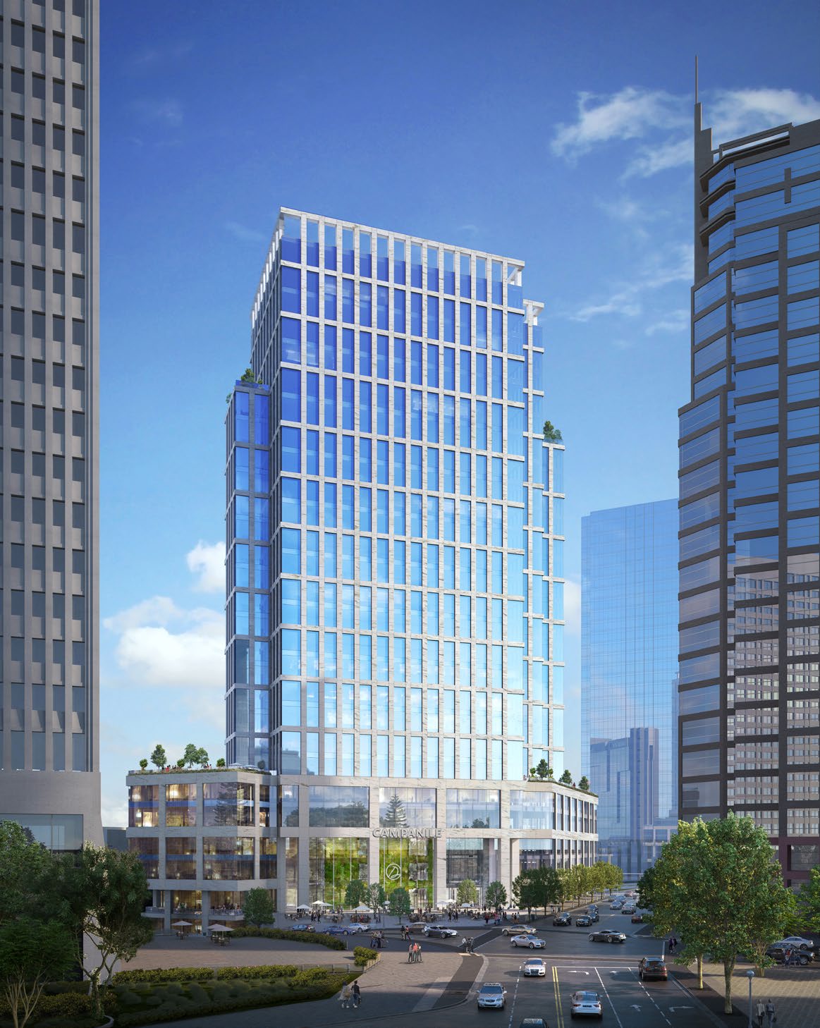 Stalled Midtown building renovation set to restart with major additions - Rough Draft Atlanta