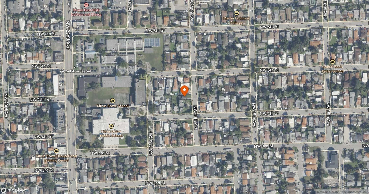 Site of 416 Northwest 20 Avenue at 416 Northwest 20 Avenue, Miami, FL