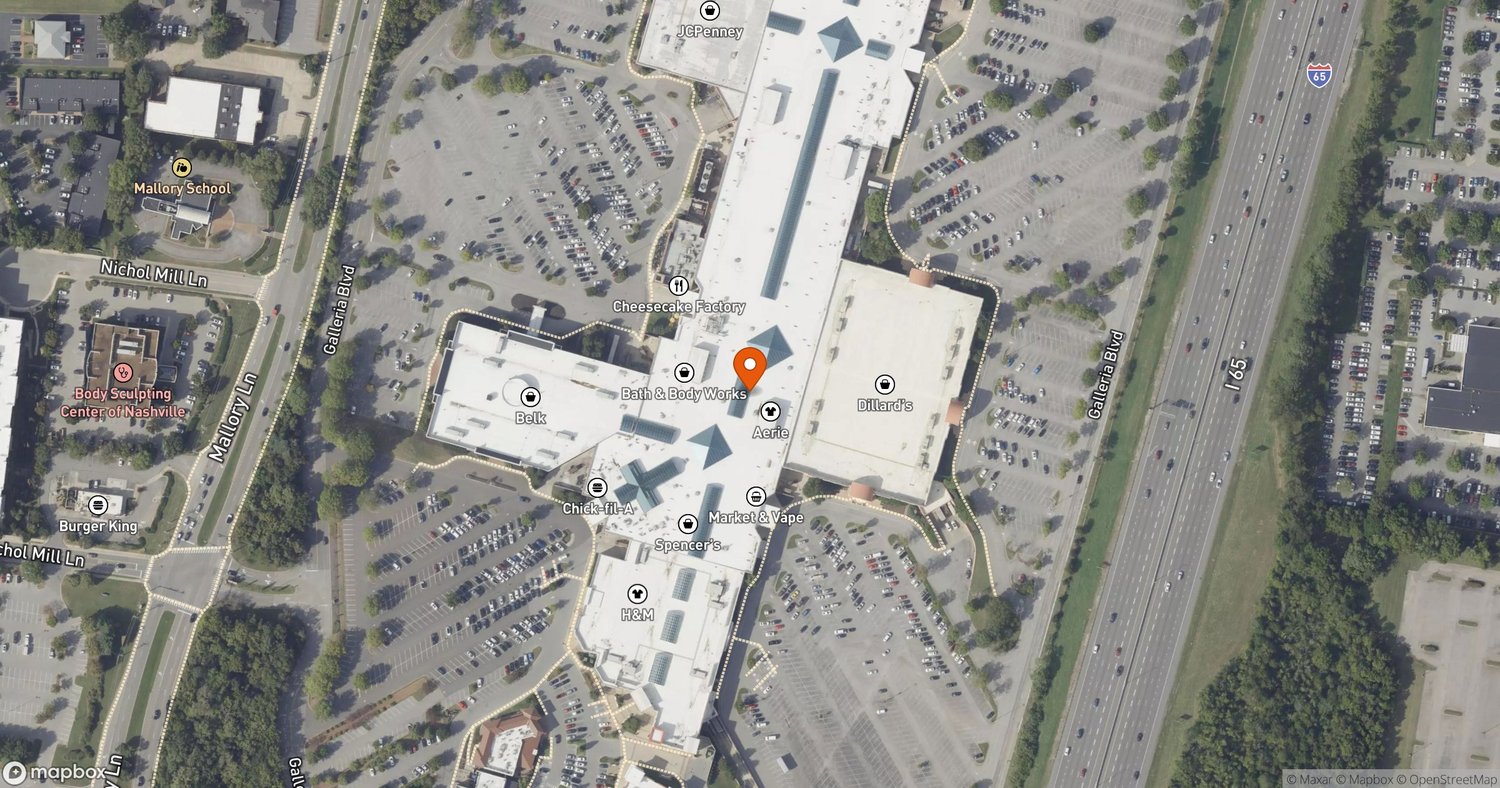 Site of The Residences at Cool Springs Galleria at 1800 Galleria Blvd, Franklin, TN