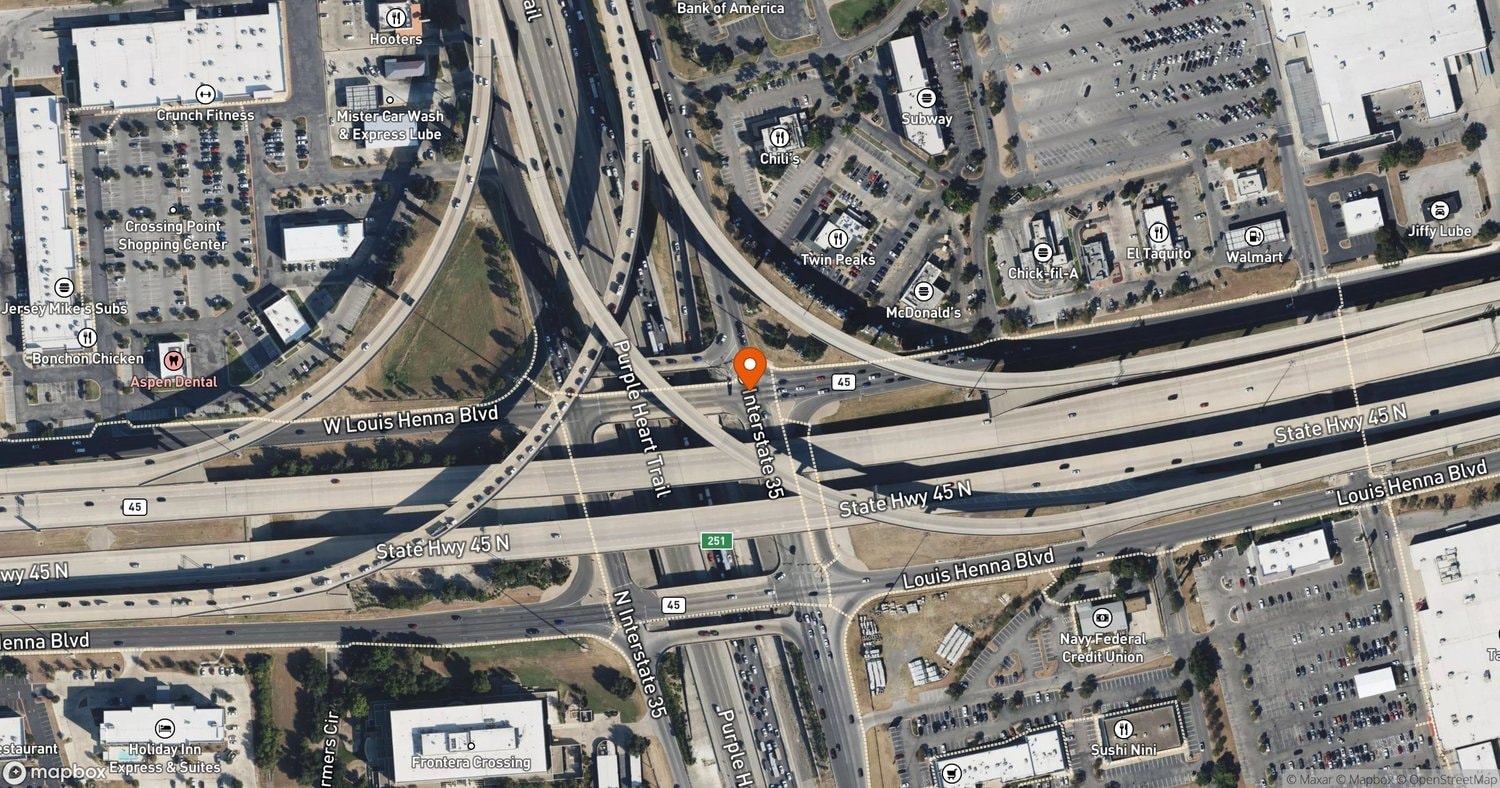 Site of The District Retail Plaza at SH 45 and I-35, Round Rock, TX