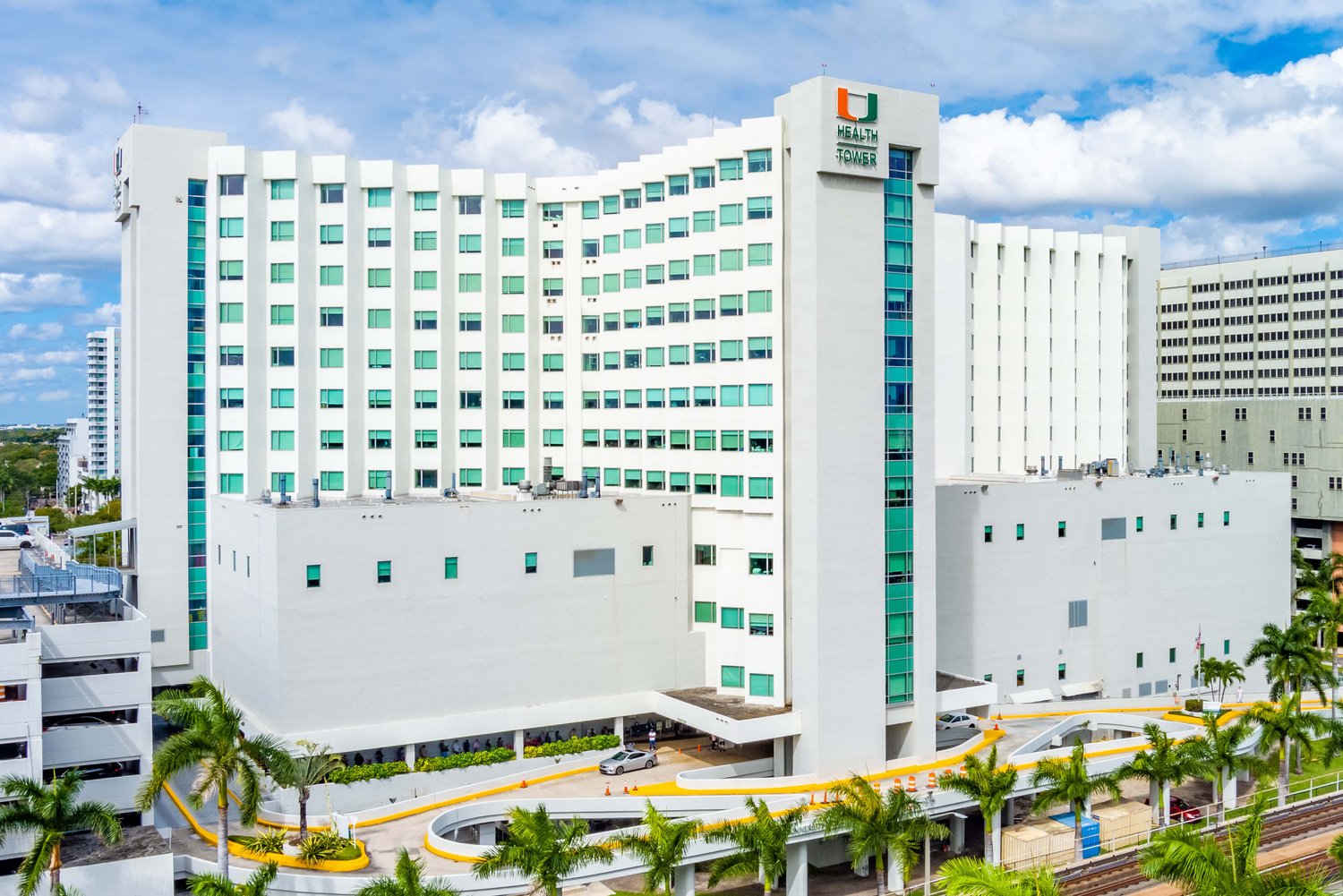 Existing UHealth Tower at 1400 NW 12th Ave, Miami
