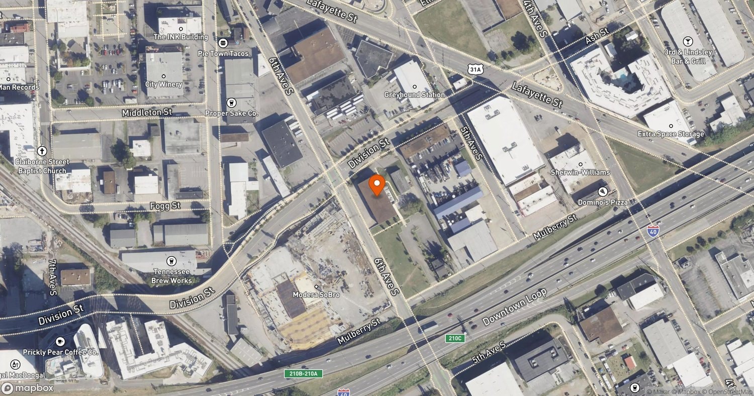Site of 270-Unit PieTown Multifamily at 800 6th Ave S at 800 6th Avenue S, Nashville, TN 37203