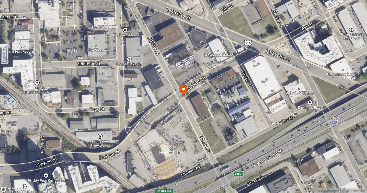 Site of 270-Unit PieTown Multifamily at 800 6th Ave S at 800 6th Avenue S, Nashville, TN 37203
